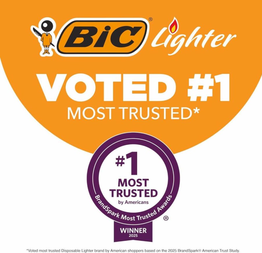 BIC Maxi Pocket Lighters, Special Edition Fashion Series, 12-Pack with Unique Assorted Designs, Windproof Disposable Lighters